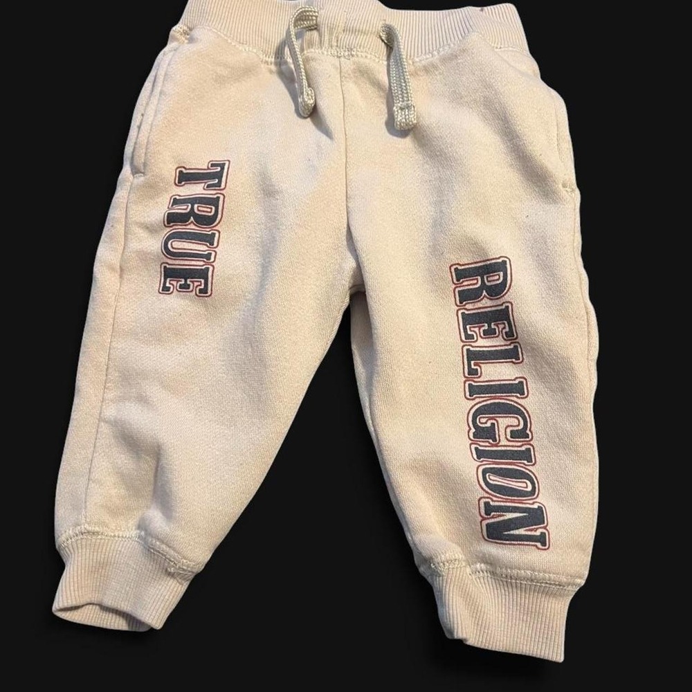 True Religion Khaki Infant Sweatpants 6/9 Months